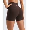 thumbnail image 2 of CRZ YOGA Butterluxe Biker Shorts 4'' High Waisted Yoga Workout Womens Running Shorts, 2 of 4