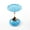 Blue, variant on Blue Tail Coffee Desk - Metal Round Table For Office Use Cocktail Bedroom