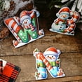 thumbnail image 5 of DAMAI 2025 New 26 Snowman Acrylic Alphabet Ornaments for Christmas Tree Red Initial Letter Hanging Pendant with Red Hat Mini Monogram Hanging Decorations for Christmas Tree Party Gifts DIY Decor, 5 of 5