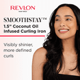 thumbnail image 4 of Revlon Smoothstay 1-1/2" Coconut Oil-Infused Curling Iron, Black, 4 of 11