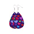 thumbnail image 1 of Sonducket Pendientes de araña Gota de agua de cuero Pendiente de oreja Ángel Estampado Pendiente colgante exagerado Banquete de San Valentín Ropa, zapatos y accesorios Miscelánea Tipo 1 Sonducket AP010117-01, 1 of 1