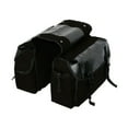 thumbnail image 2 of Motorbike Large Capacity Saddle Bag,  Leather Waterproof Panniers With Double Strapped Flap Covers, For Shadow 750 Taotao Thunder, 2 of 7