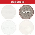 thumbnail image 6 of Super Sliders 3 1/2" & 7" Round Reusable Furniture Sliders for Carpet - Effortless Moving and Surface Protection, Beige (8 Pack), 6 of 8