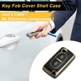 thumbnail image 3 of Funda de Llave de Coche de Silicona TPU Negra y Dorada Única para Peugeot 107/ para Peugeot 206/ para Peugeot 207 - Funda de Control Remoto de 2 Botones, 3 of 6