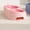 Pink, variant on Double Dog Cat Food Bowls, ABS Pet Bowls Dog Water Bowls with No-Spill and Non-Skid PP Station, Food Water Feeder for Cats and Small Dogs(13.2Inch,Pink)
