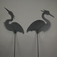 thumbnail image 3 of Gerson Heron Silhouette Cutout Metal Bird Garden Stakes 43 inch (Set Of 2), 3 of 3
