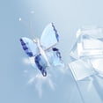 thumbnail image 4 of Monstrate Mariposa voladora de cristal hecha a mano, exquisita idea de regalo con base de bola de cristal, mariposa de cristal Artesanía azul, 4 of 6