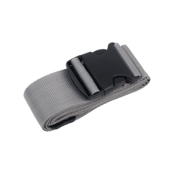 Cateissary Correas de equipaje ajustables de nailon para una fácil identificación y correas seguras para equipaje de viaje fáciles Almacenamiento y organización del hogar gris oscuro