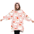 thumbnail image 1 of TheFound Unisex Warm Blanket Hooded Sweater Winter Lamb Wool Couple Outfit, 1 of 6