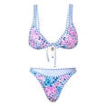thumbnail image 7 of Womens Floral Bikini Sets High Waisteded Bikini Sets Two Piece Swimsuit for Women Trendy Swim Suits for Women 2026 Beach Pool Party, 7 of 7
