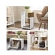 thumbnail image 5 of Buro Recamara Mueble Blanco Organizador Mesa Noche, 5 of 6