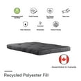 thumbnail image 1 of Mainstays 6 Inch Futon Mattress with Tufted Cover and Recycled Polyester Fill, Full, 1 of 7