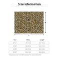 thumbnail image 5 of Zufioo Leopard Print Horizontal Flannel Blanket, Anti-wrinkle, Anti-shrinkage, Anti-allergic Plush Blanket, Household Items Suitable for Bedroom-80"x60", 5 of 6