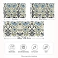 thumbnail image 2 of Yayeee Pillowcase King Size Set of 2 Satin Wrinkle Resistant Pillow Case, Blue Floral Pattern, 2 of 8