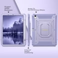 thumbnail image 6 of Fintie Tuatara Case for iPad Air 5th Gene(2022) / iPad Air 4th Genration(2020) 10.9 Inch - [Magic Ring] 360 Degree Rotating Grip Stand Shockproof Rugged Cover with Screen Protector, 6 of 7