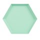 thumbnail image 1 of Bandeja de almacenamiento de escritorio poligonal, compota Hexagonal de Metal rombo geométrico, 1 of 5