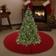 thumbnail image 2 of Falda para árbol de Navidad, cálida y decorativa para el hogar. Rojo oscuro, 2 of 5
