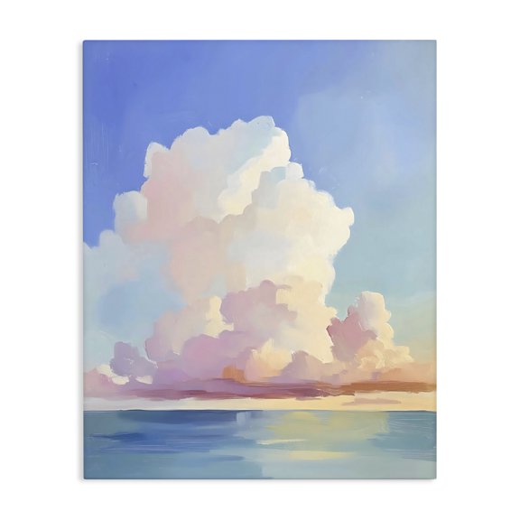 Stupell Industries Contemporary Dreamy Pastel Clouds over Sea Canvas Art, 16 x 20, by The Prints Vibe