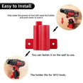 thumbnail image 5 of 4 Pc Tools Power Battery Mounts Storage for Milwaukee M12 12V, 5 of 5