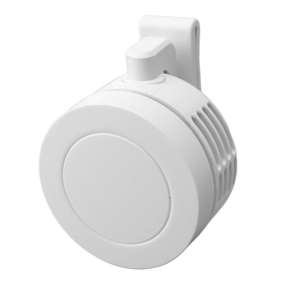 M Buder Mini Clip Fan, Portable USB Rechargeable Desk Fan with 900mAh Battery, Quiet 3-Speed Cooling Fan for Home, Office, and Stroller, White