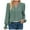 Green, variant on long sleeve blouses for women