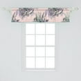 thumbnail image 2 of Springtime Window Valance, Romantic Bouquet Nature Meadow Flowers Vintage Lover in Watercolor, Curtain Valance for Kitchen Bedroom with Rod Pocket, 54" X 18", Rose Lilac and Pale Teal, by Ambesonne, 2 of 2