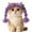 Purple, variant on HQREA Funny Cat Cosplay Wig Headwear Pet Wigs Costume for Halloween Christmas Parties Festivals