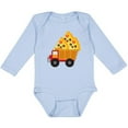 thumbnail image 3 of Inktastic Pizza Lover Food Truck Funny Boys or Girls Long Sleeve Baby Bodysuit, 3 of 5