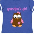 thumbnail image 4 of Inktastic Grandpa's Girl Owl Girls Toddler T-Shirt, 4 of 5