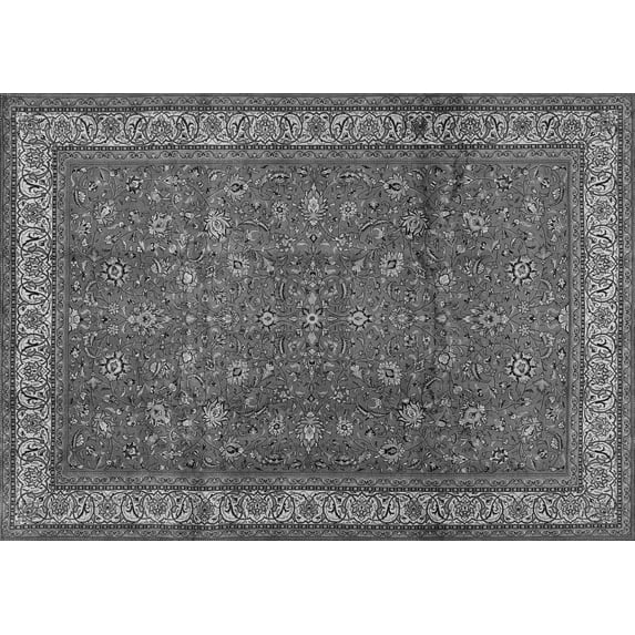 Ahgly Company Indoor Rectangle Persian Gray Traditional Area Rugs, 7' x 10'
