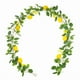 thumbnail image 5 of Guirnalda de limones artificiales, flores artificiales, enredaderas, plantas decorativas, frutas falsas Estilo B, 5 of 9
