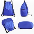 thumbnail image 2 of Men/Women Waterproof Nylon Backpack Travel Bag With Drawstring Large Capacity Sports Bag Fitness, 2 of 6