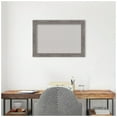 thumbnail image 7 of Amanti Art Grey Cork Board Framed Pinstripe Plank Grey Narrow Bulletin Board 27 in. x 19 in., 7 of 7