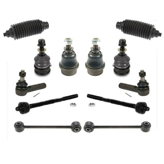 Tie Rods   Sway Bar Links   Ball Joints 12PC Kit for Jeep Grand Cherokee 05-10