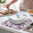 thumbnail image 3 of Microfibre Drying Mat for Kitchen Pioneer Dish Drying Drainer Mat Absorbent Colorful Floral Drying Mat Washing Up for Glass, Plate & Cup 16inch X 18inch, 3 of 7