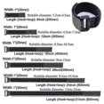 thumbnail image 4 of 2025 Hook And Loop Cable Straps,black Self-adhesive Nylon Straps Cable/securing Straps With Buckles,adjustable Reusable, 4 of 5