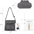 thumbnail image 3 of KL928 PU Leather Crossbody Bags and Purses for Women Multi Pocket Shoulder Bag, 3 of 6