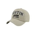 thumbnail image 1 of Gorra de béisbol vintage de algodón lavado bordado con letras AU, 1 of 4