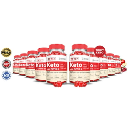 (10 Pack) Truly Keto ACV Gummies 1000MG Dietary Supplement 600 Gummys