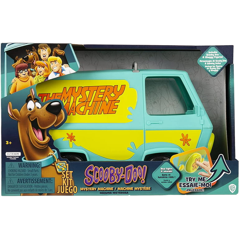 Scooby Doo Mystery Machine - Lights and Sounds - Includes 2 Figures