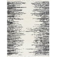 thumbnail image 3 of Unique Loom Serenity Shag Collection Area Rug - Vigie (7' 10" x 10' Rectangle White/Gray), 3 of 9