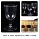 thumbnail image 4 of 6 copas de vino de plástico reutilizables para cócteles, catas de vino, bodas, despedidas de soltera, 160 ml, 4 of 7