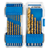 HART 21-Piece Titanium Drill Bit Set with Protective Storage Case