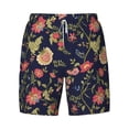 thumbnail image 4 of Lsque Mens Swim Trunks Flower Pattern - Bathing Suit Compression Liner - Beach Swim Shorts Swimwear - (S-3XL) - Stretch Quick Dry -Large, 4 of 9