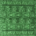 thumbnail image 1 of Ahgly Company Indoor Square Persian Emerald Green Traditional Area Rugs, 6' Square, 1 of 4