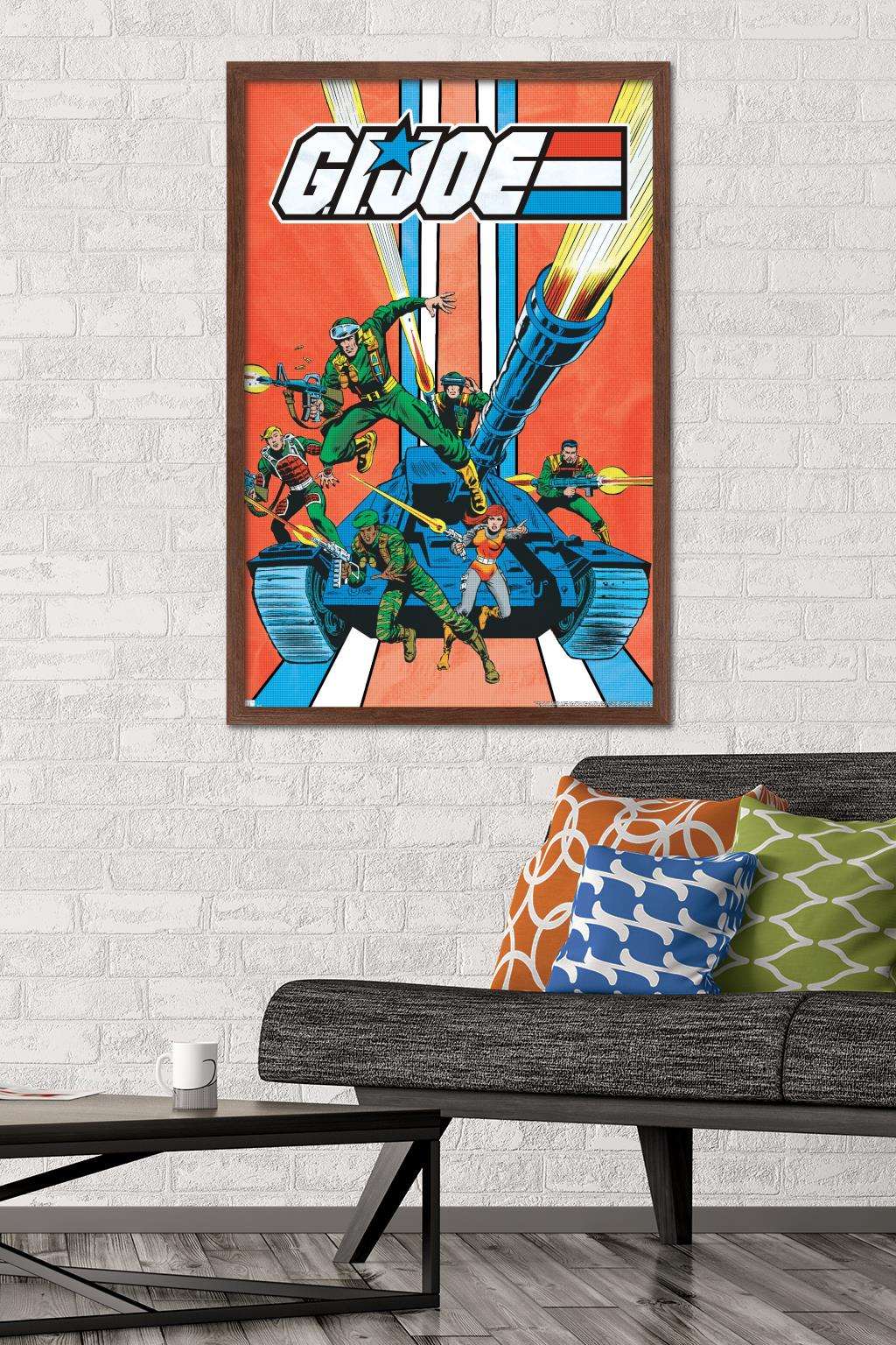 G.I. Joe - Tank Wall Poster, 22.375" x 34", Framed