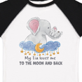 thumbnail image 4 of Inktastic My Tia Loves me to the Moon and Back Elephant Family Boys or Girls Toddler T-Shirt, 4 of 5