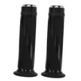 thumbnail image 5 of WASHWEPE Bike Handlebar Grips 1 Pair Black Rubber Ergonomic Grip for Cyclists Motorcycle Riders, 5 of 7