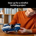 thumbnail image 5 of LEGO Icons Shelby Cobra 427 S/C Car Building Set for Adults - Bedroom, Office, or Book Shelf Decor for Sports Car Fans, Ages 18+ - Gift Idea for Birthdays - 10357, 5 of 9