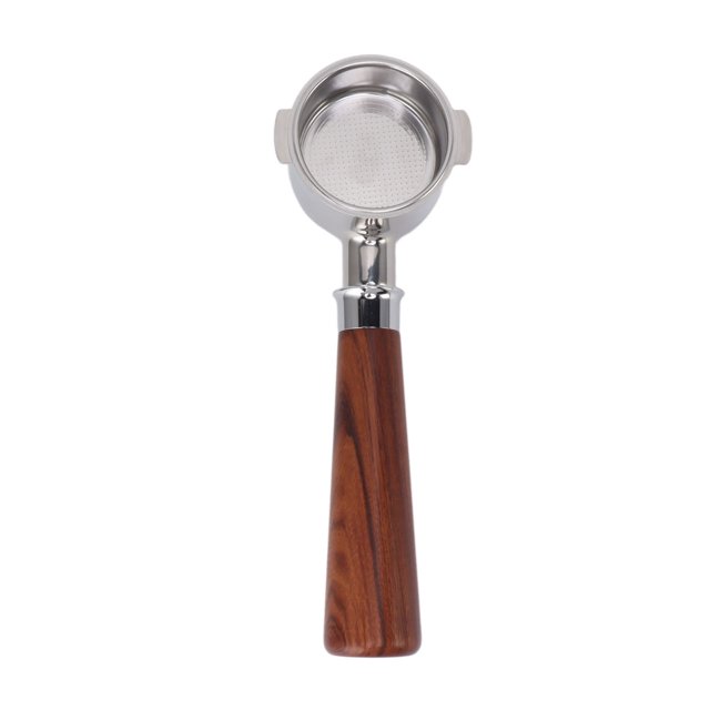 Porte-Filtre Sans Fond en Acier Inoxydable 51mm pour Machine à Café EC0310